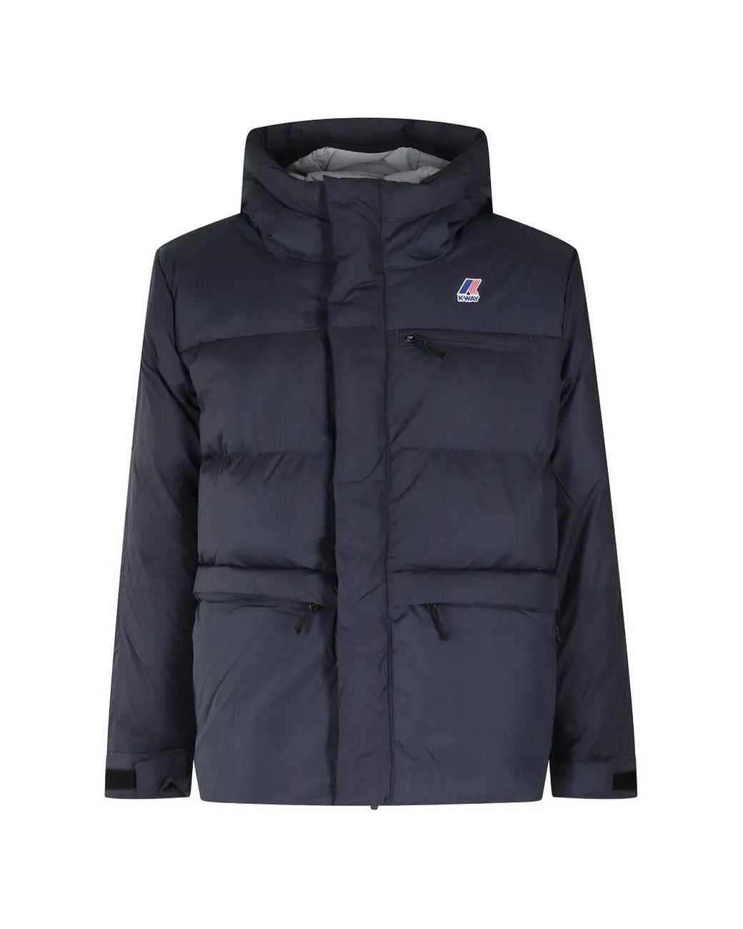 K-Way Blue Le Vrai 4.0 Aurele Jacket for men