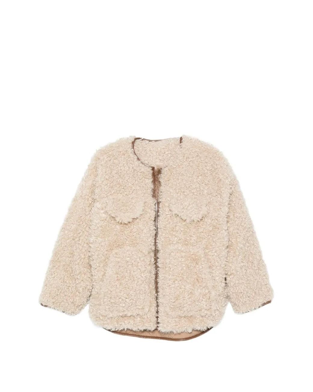 Molliolli Natural Reversible Quilted Jacket