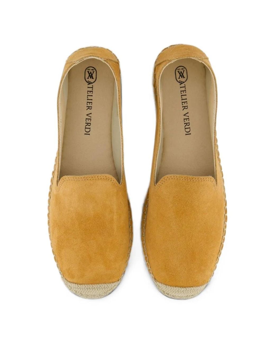 Atelier Verdi Natural Carmen Suede Espadrilles