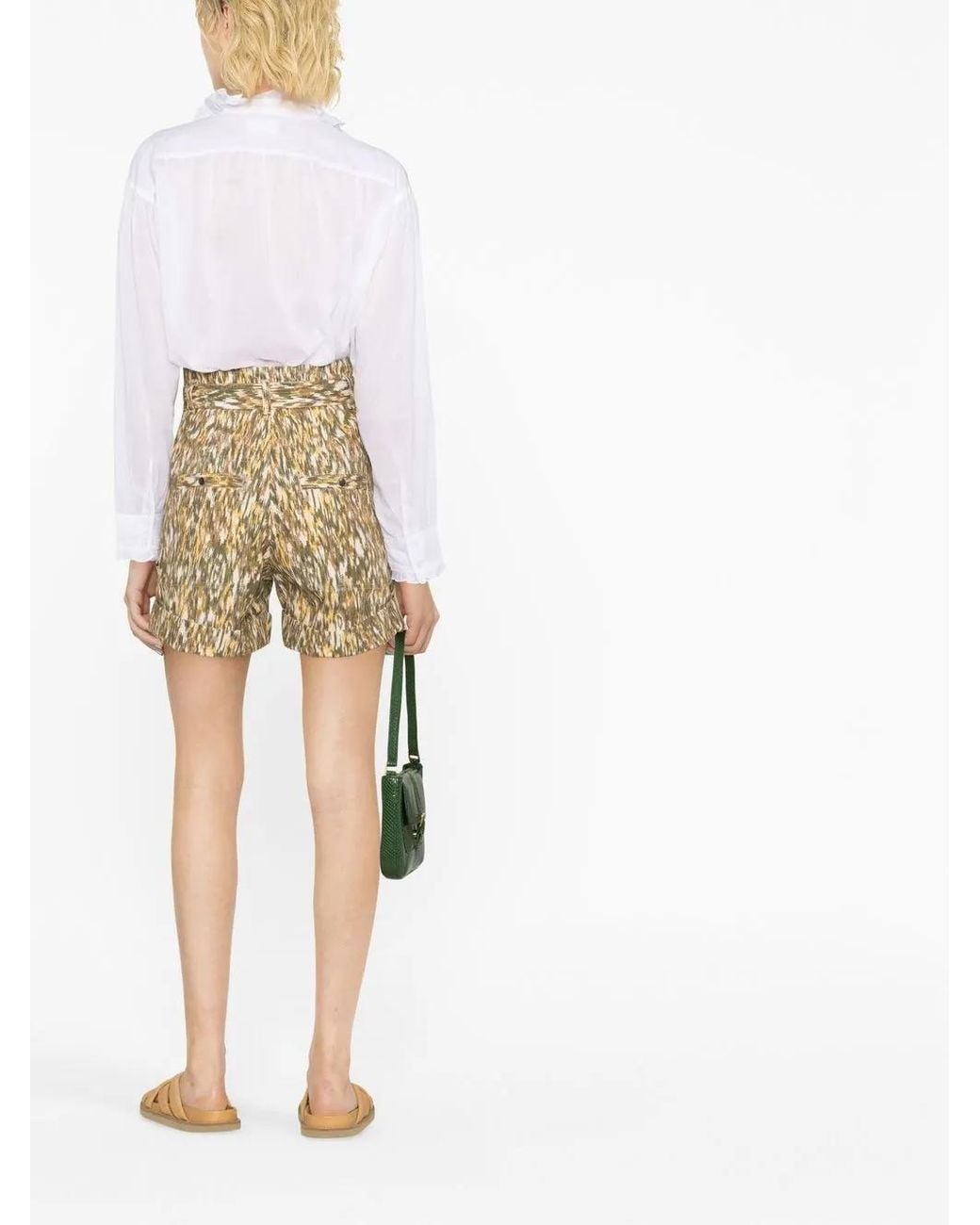 Isabel Marant White Pamias Ruffled Blouse