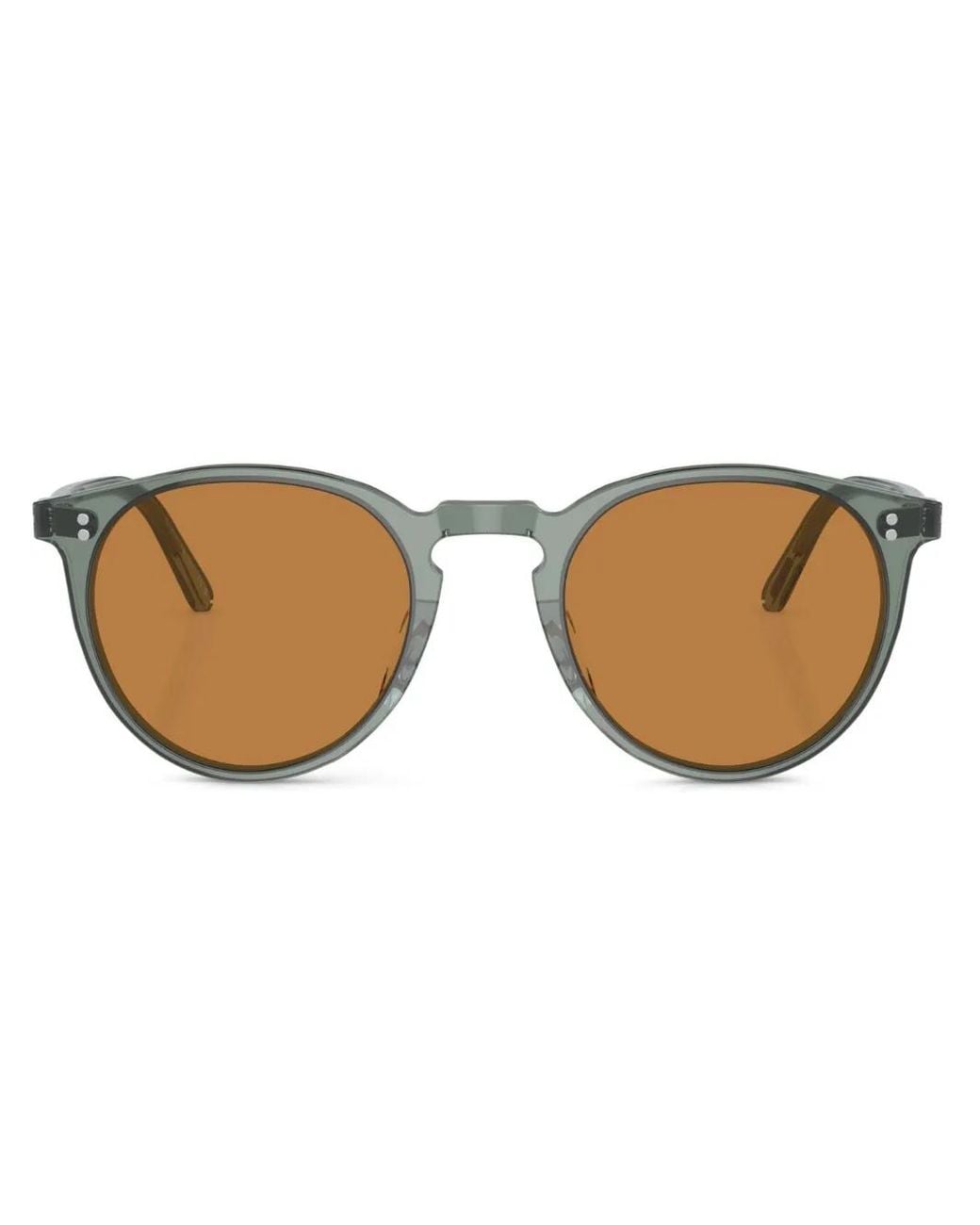 Oliver Peoples Brown O'Malley Sun Pantos-Frame Sunglasses for men