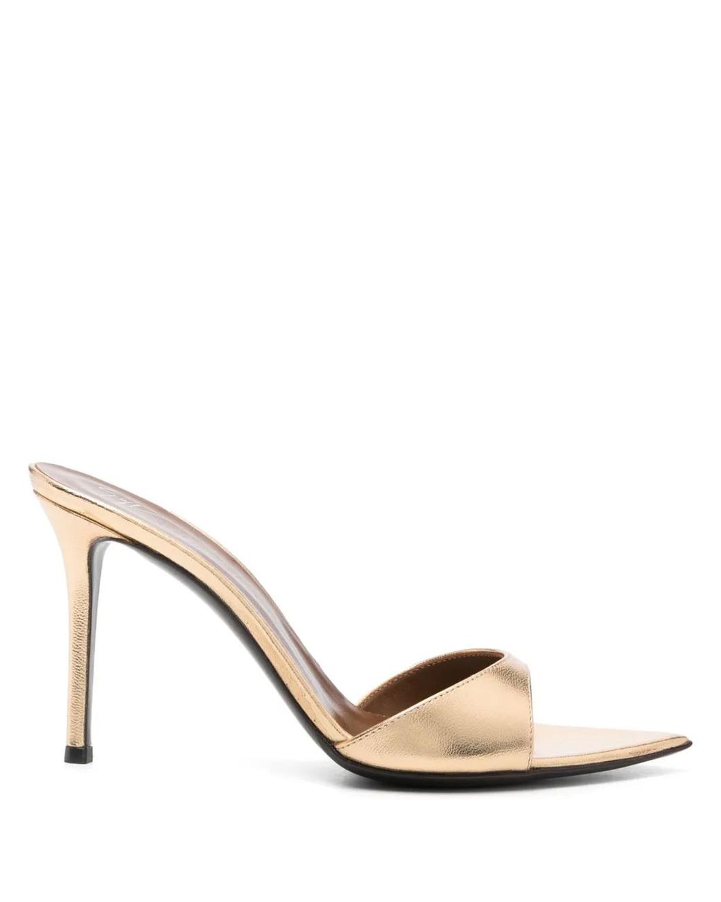Giuseppe Zanotti Metallic Intriigo 90 Mule Sandals