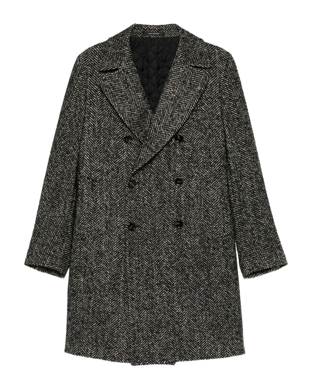 Tagliatore Gray Arden Double-Breasted Coat for men