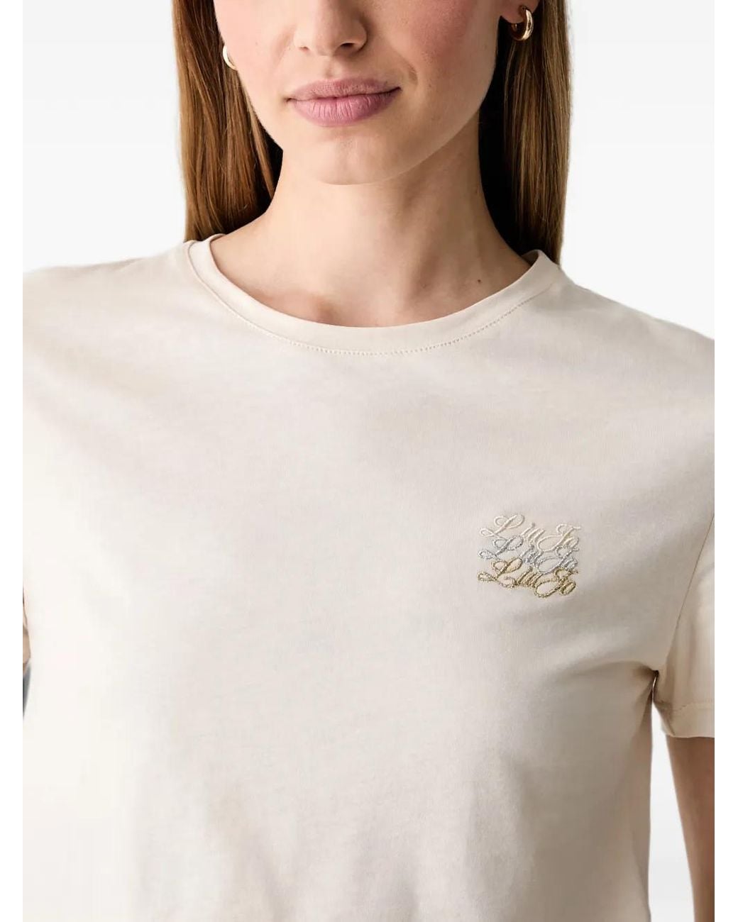Liu Jo White Printed T-Shirt