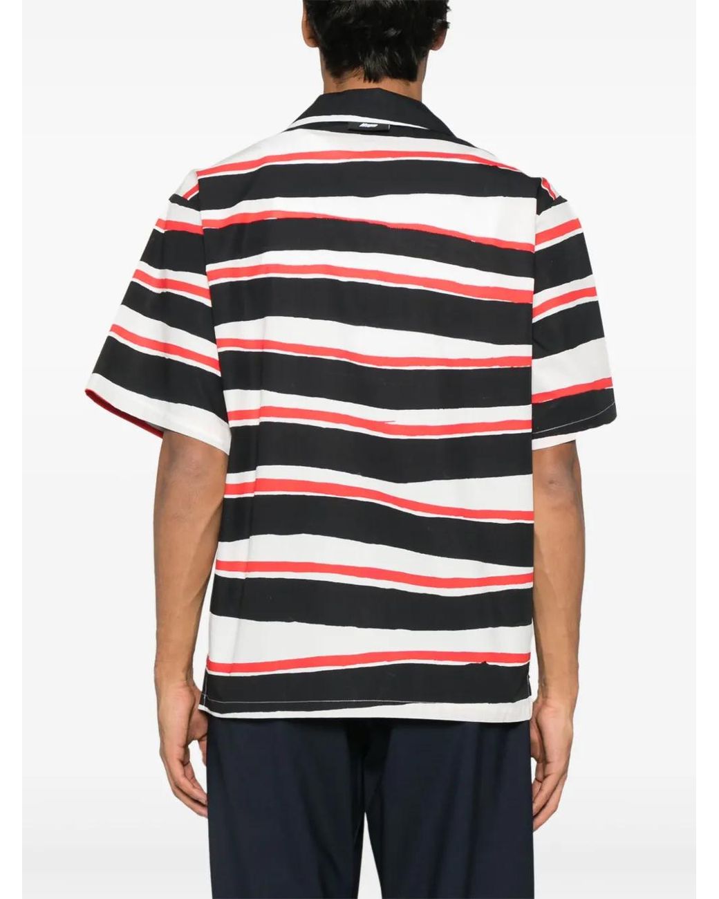 MSGM Gestreiftes Hemd in Blue für Herren