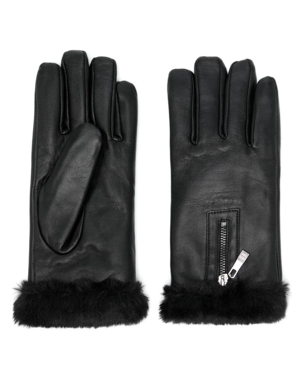 Dents Yasmin Leather Gloves in Black Lyst