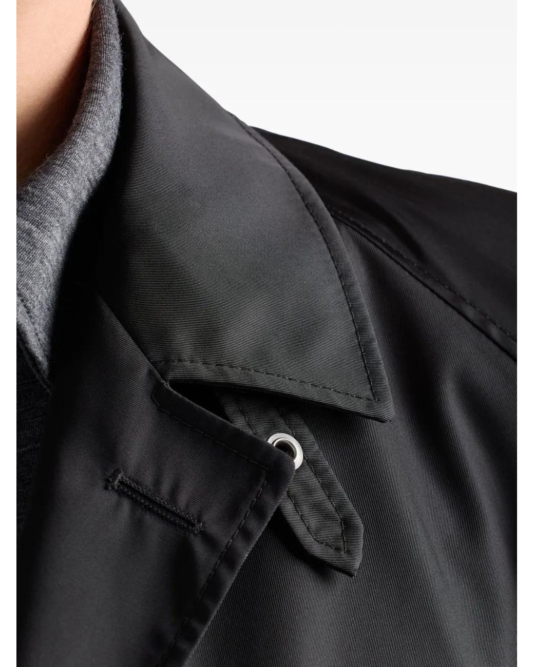 Plumífero Re-Nylon Prada de hombre de color Black