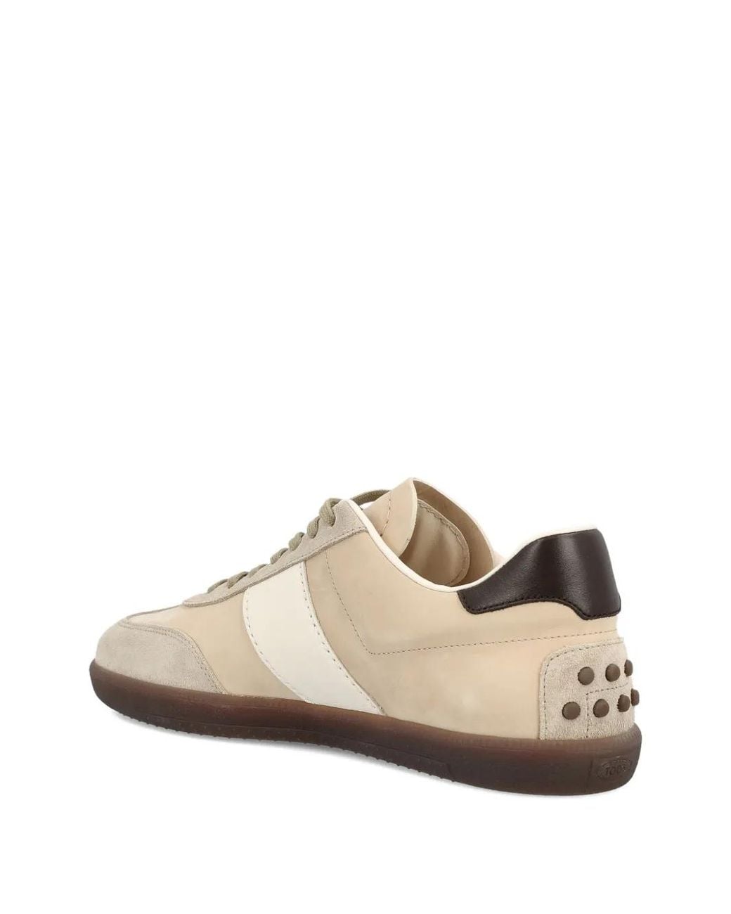 Tod's Gestreifte Sneakers in White für Herren