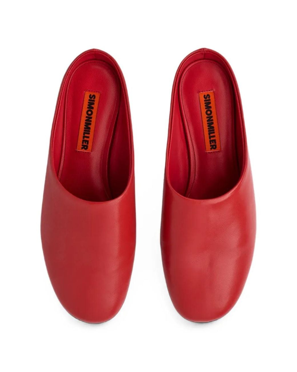 Simon Miller Red Riad Leather Mules
