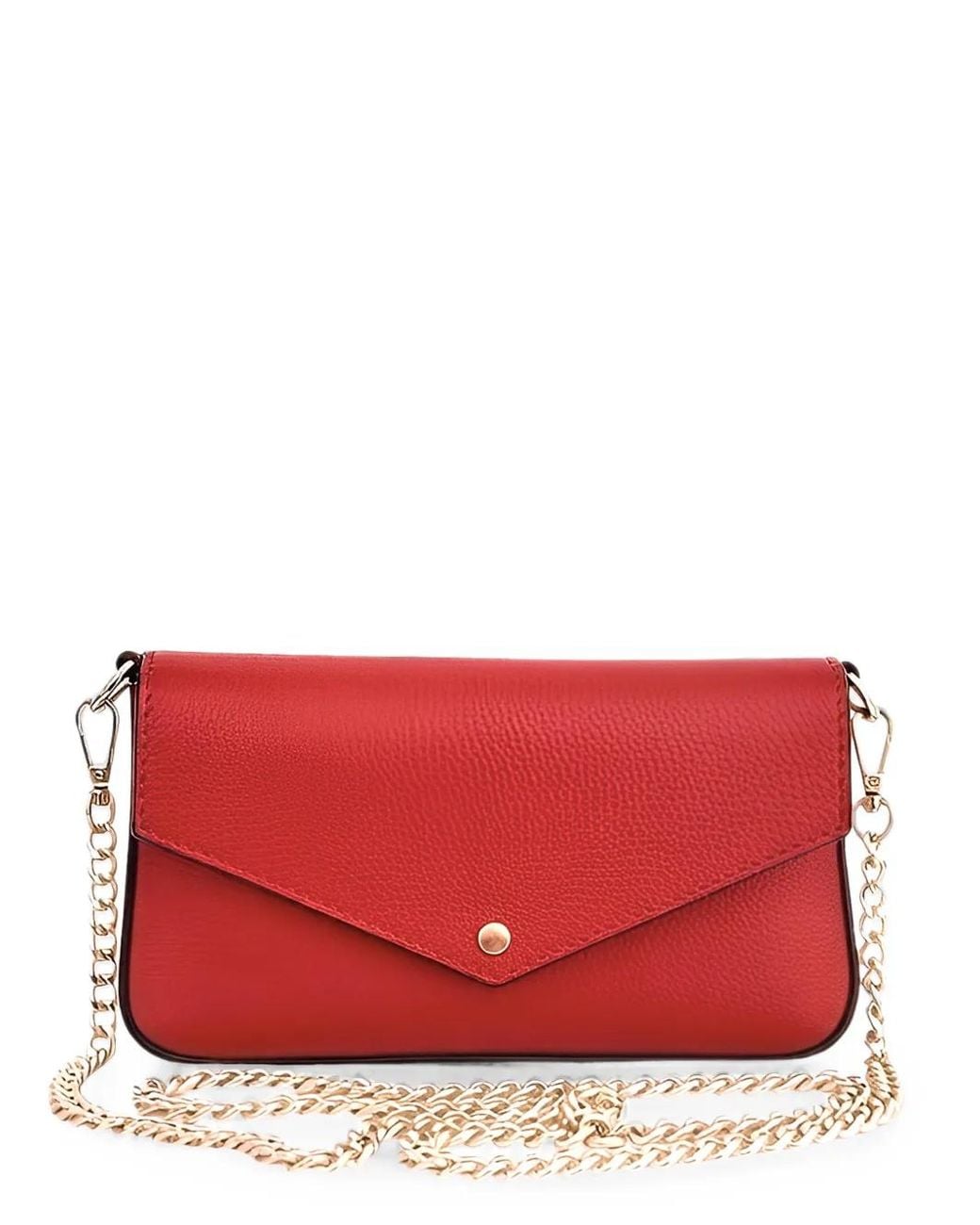 Apatchy London Red Munro Clutch Bag