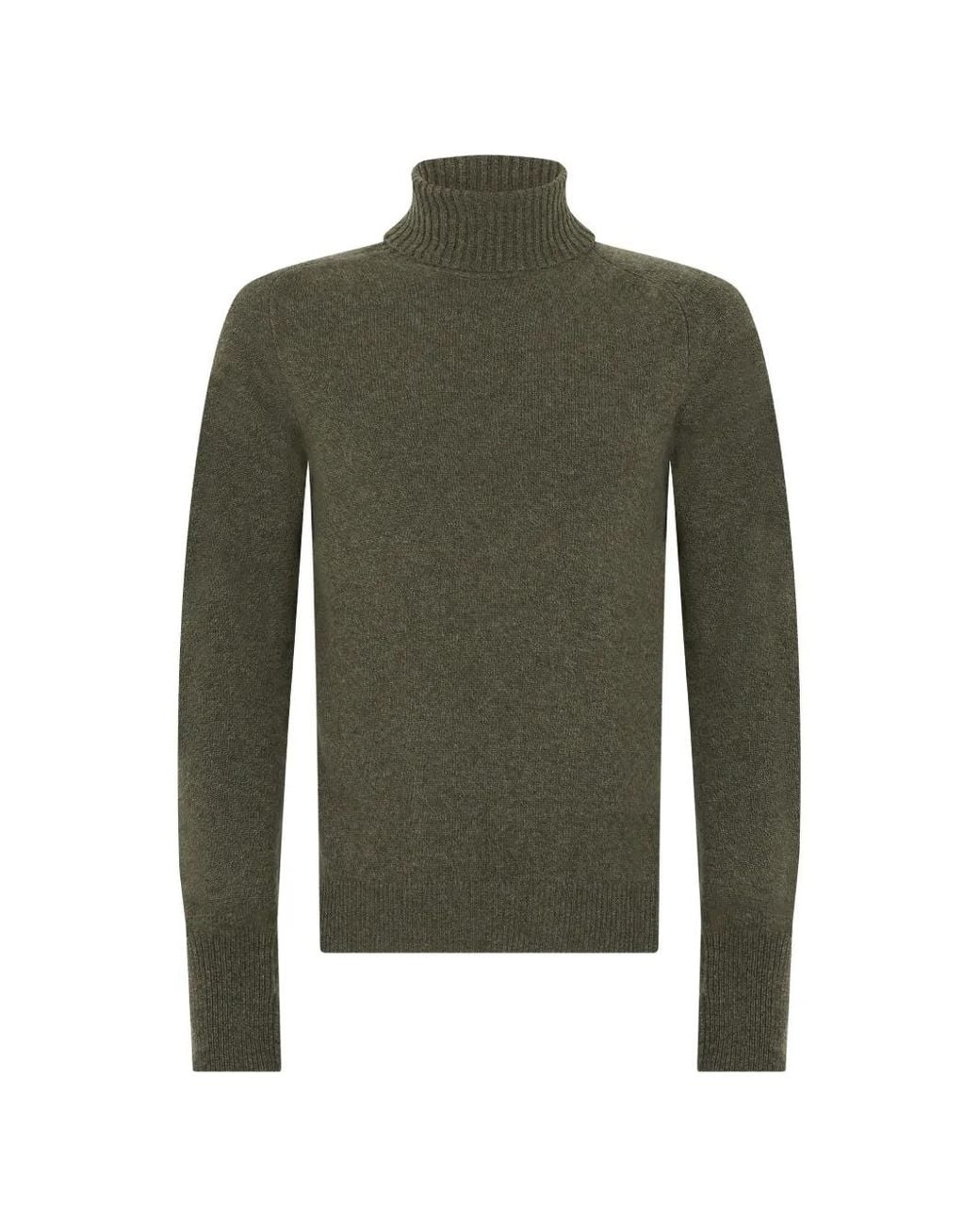 Pull À Col Roulé Fedeli pour homme en coloris Green