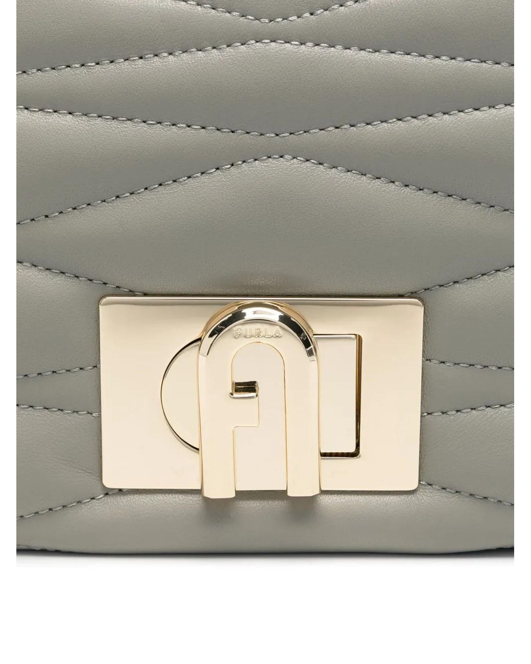Furla Gray 1927 Cross Body Bag