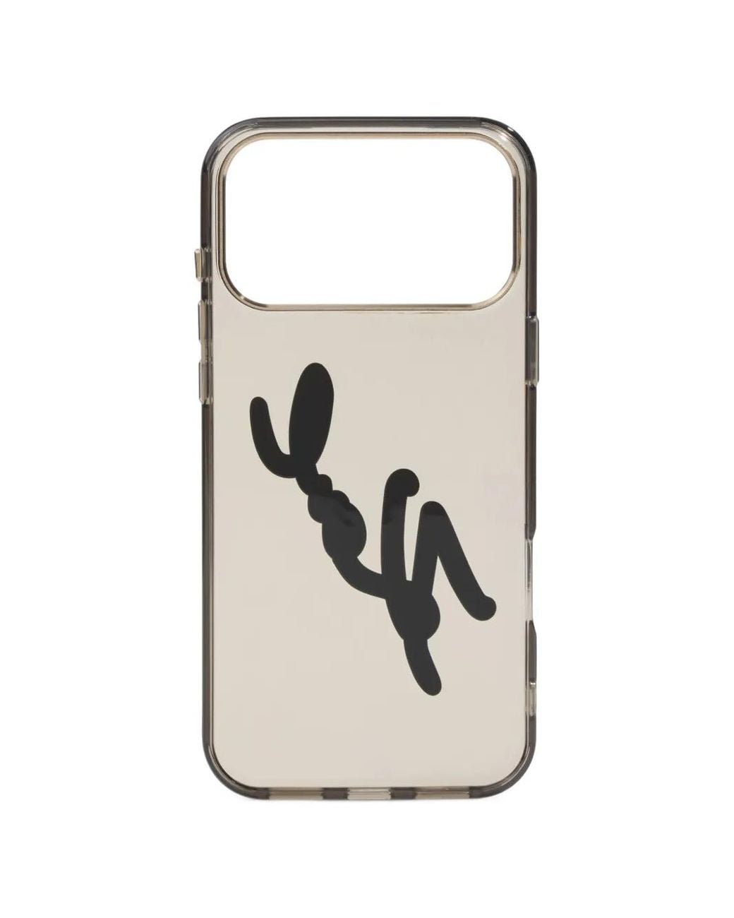 Karl Lagerfeld White Signature Iphone 17 Pro Max Case