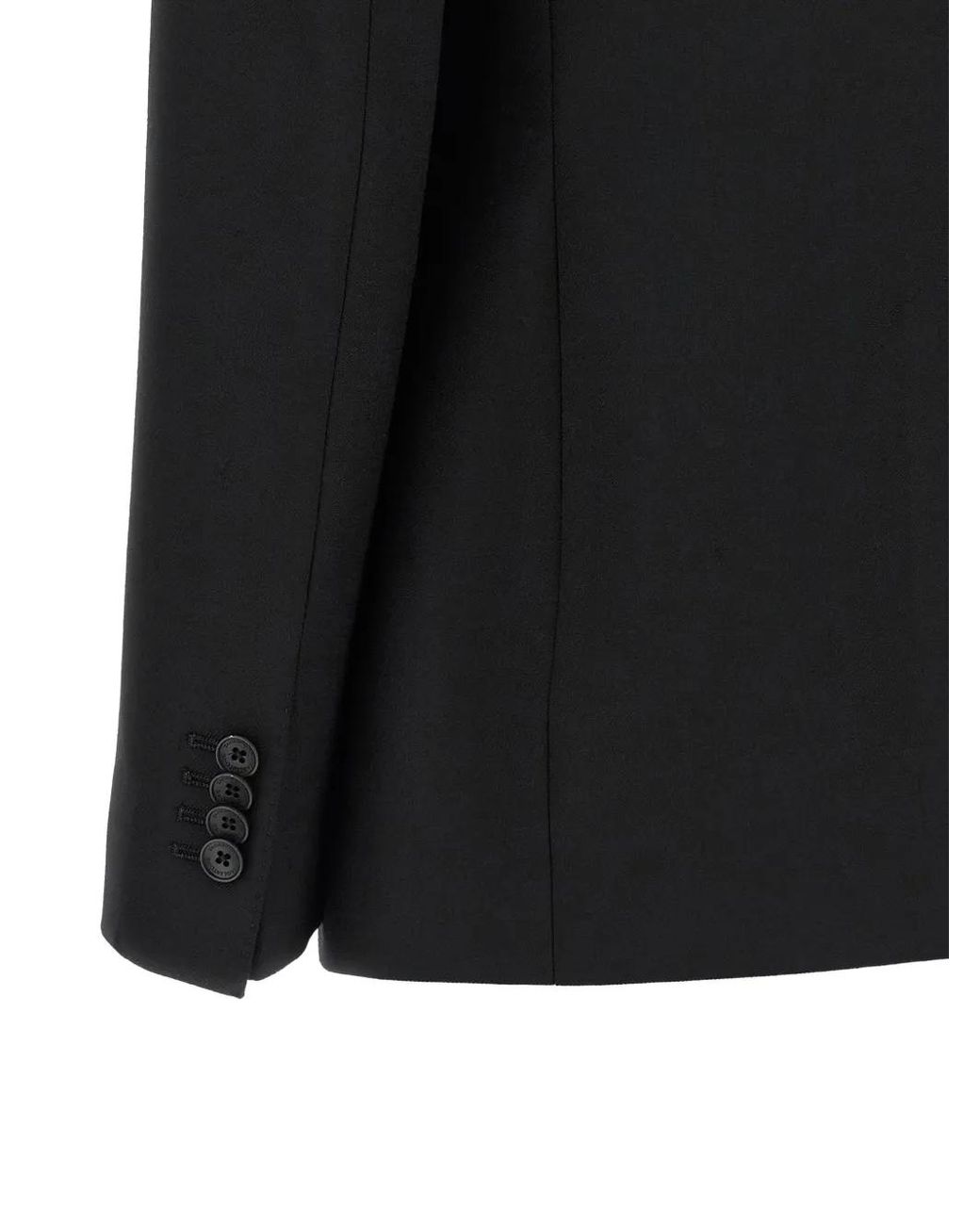 Tagliatore Black Blazer Parigi À Boutonnière Croisée