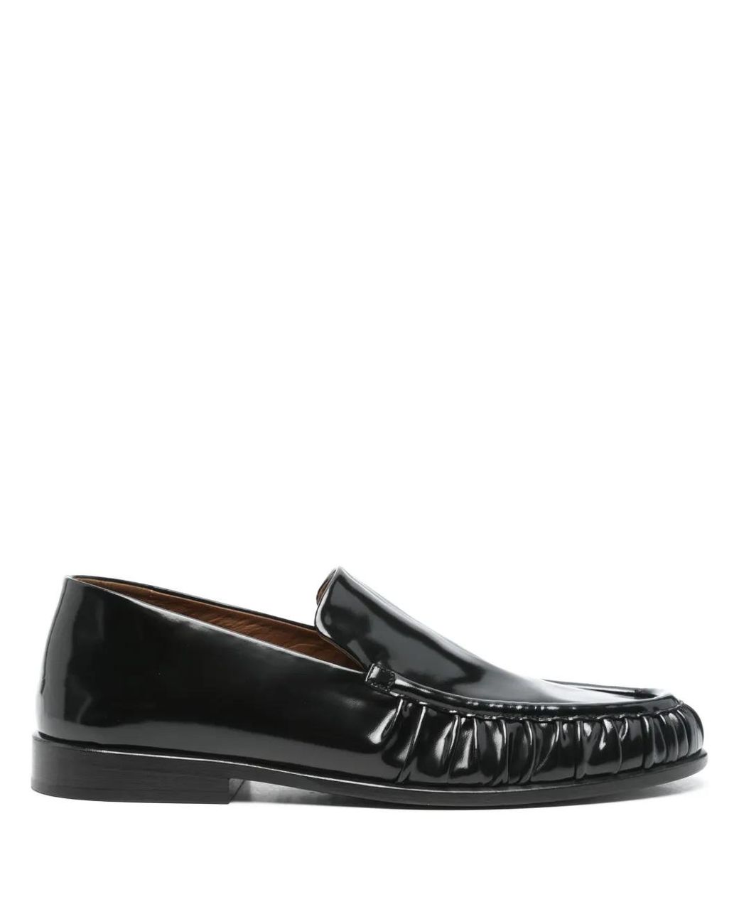 Marsèll Black Leather Loafers for men