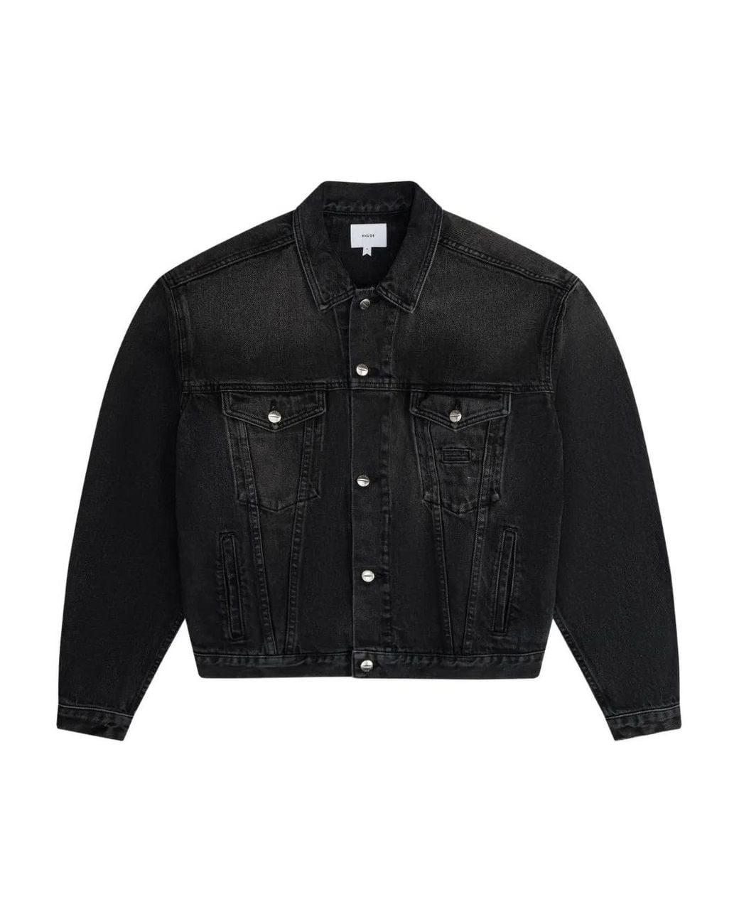 Rhude Black Buttoned Denim Jacket