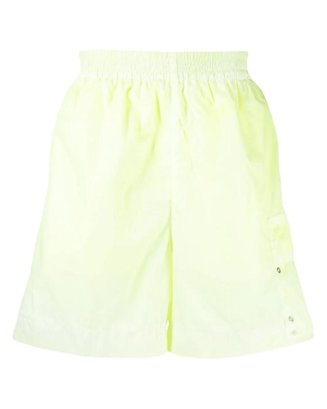 1017 ALYX 9SM Yellow Eyelet-Detail Straight-Leg Shorts for men