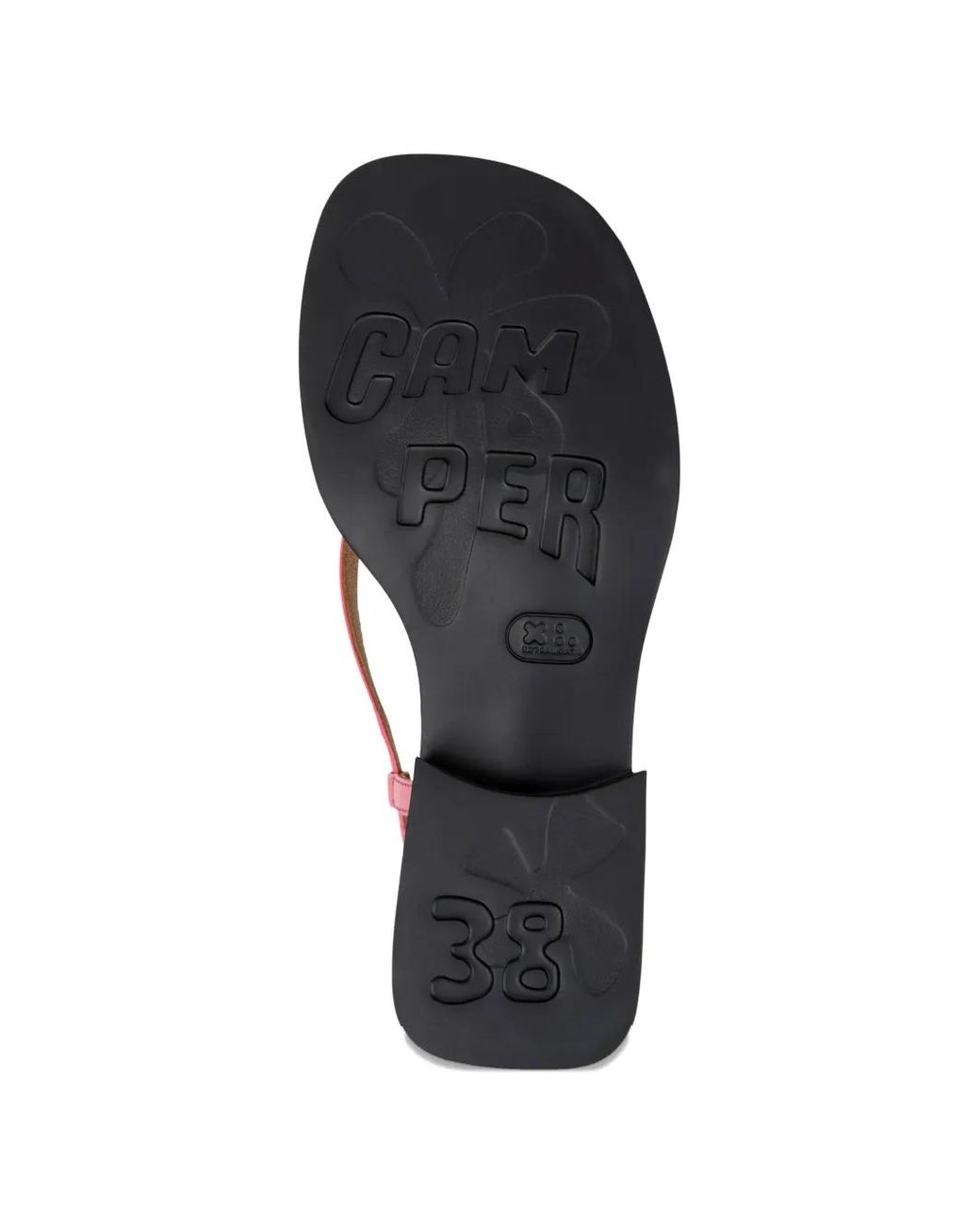 Camper White Dana Leather Sandals