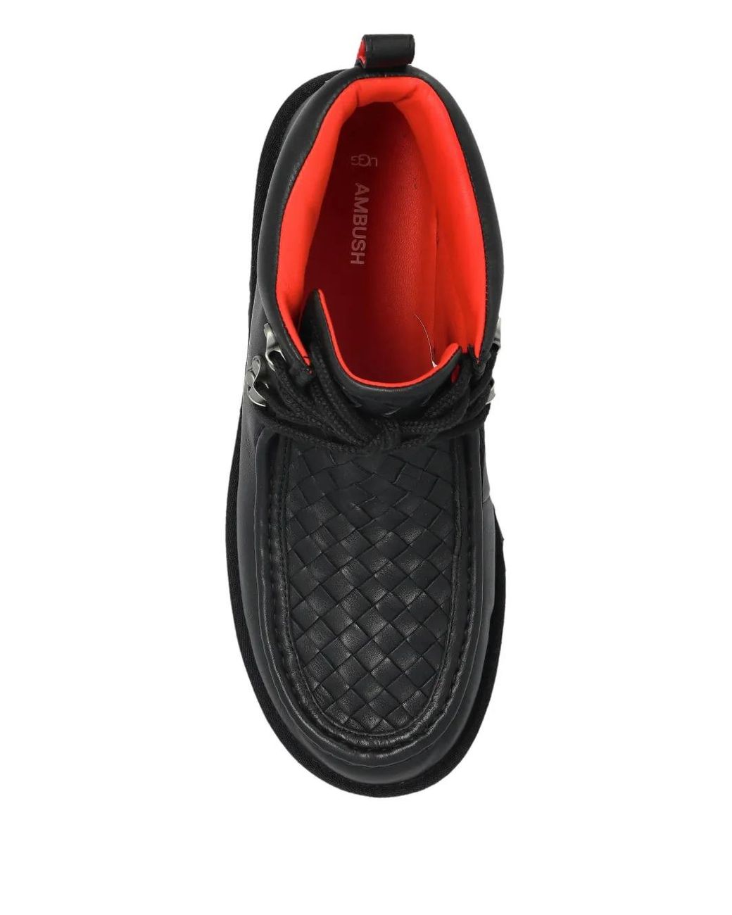 Ugg Black Woven Lace-Up Trainers for men