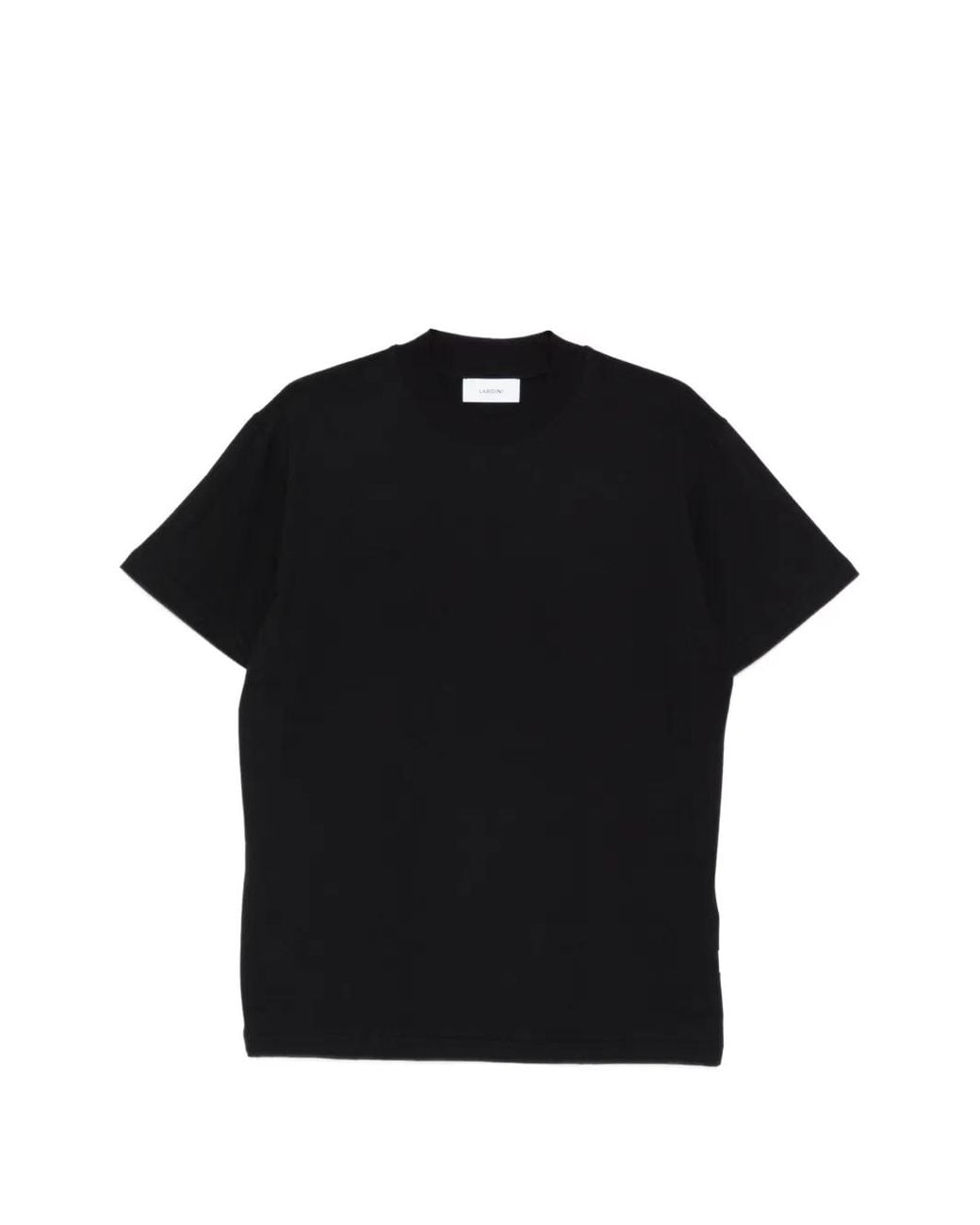 Lardini Black Crew-Neck T-Shirt for men