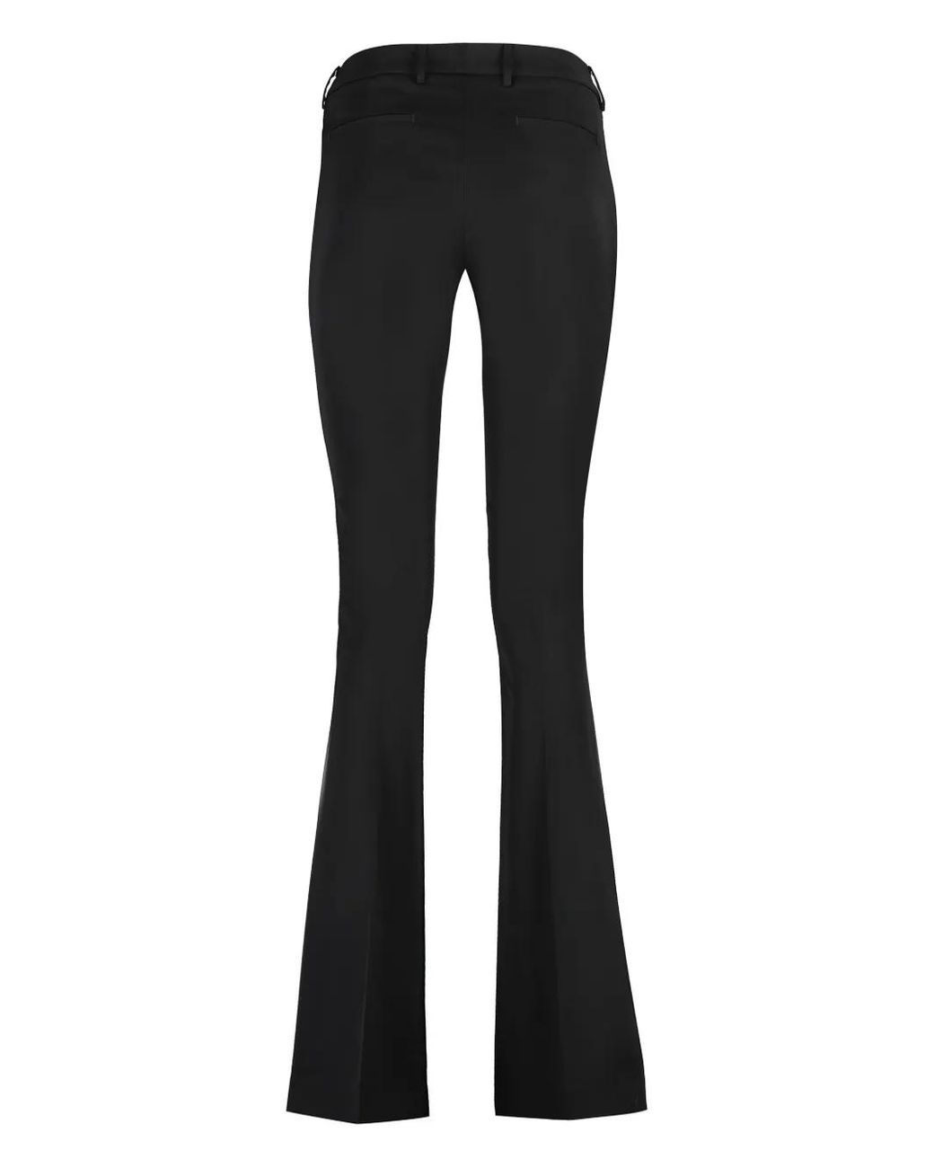 PT Torino Black Elsa Flared Trousers