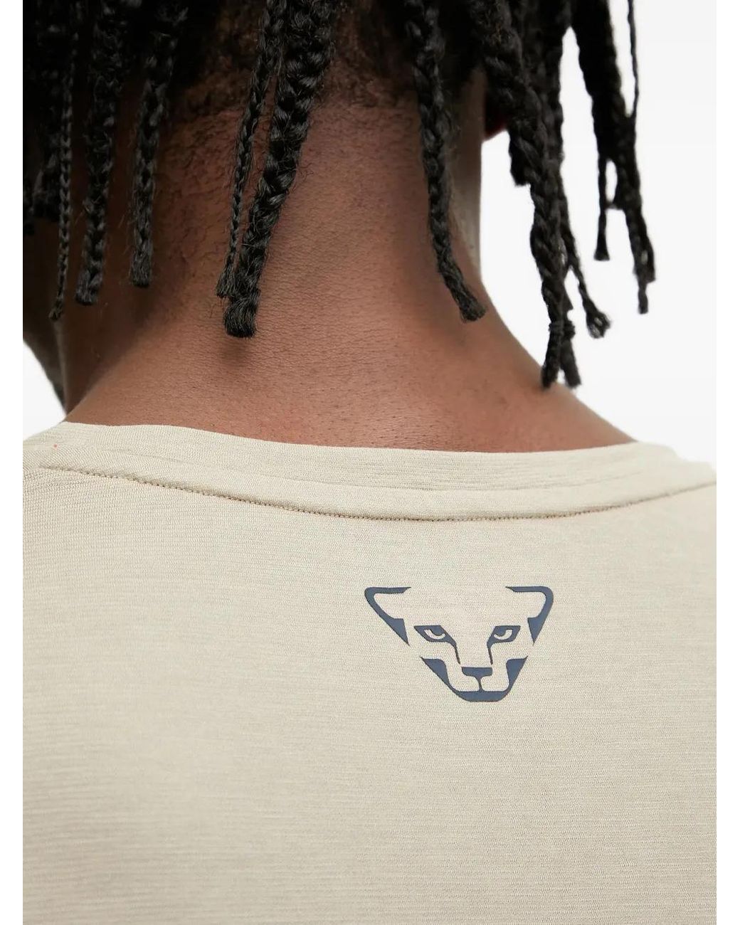 Dynafit Gray Transalper Graphic-Print T-Shirt for men