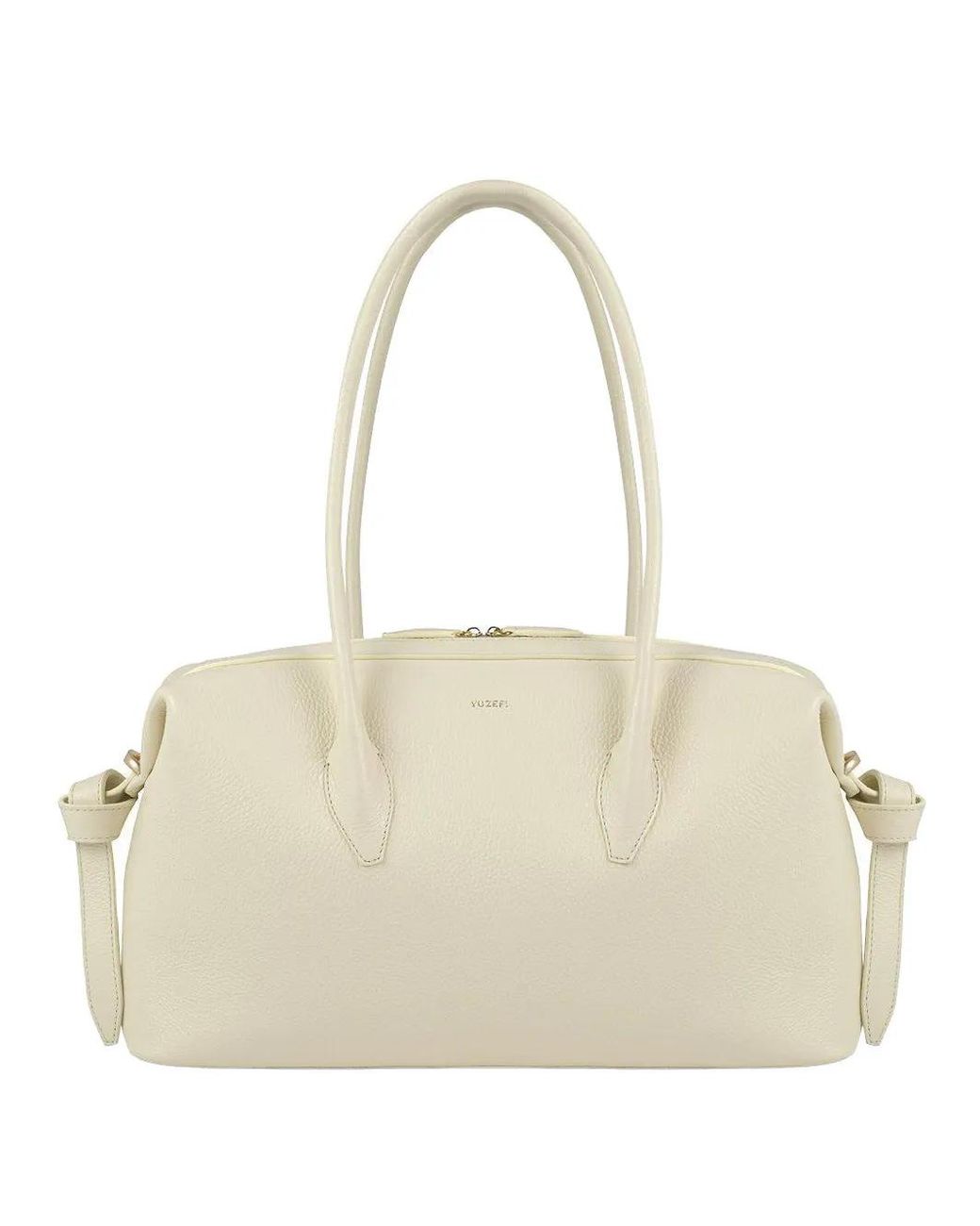Yuzefi Natural Brioche Duffle Shoulder Bag