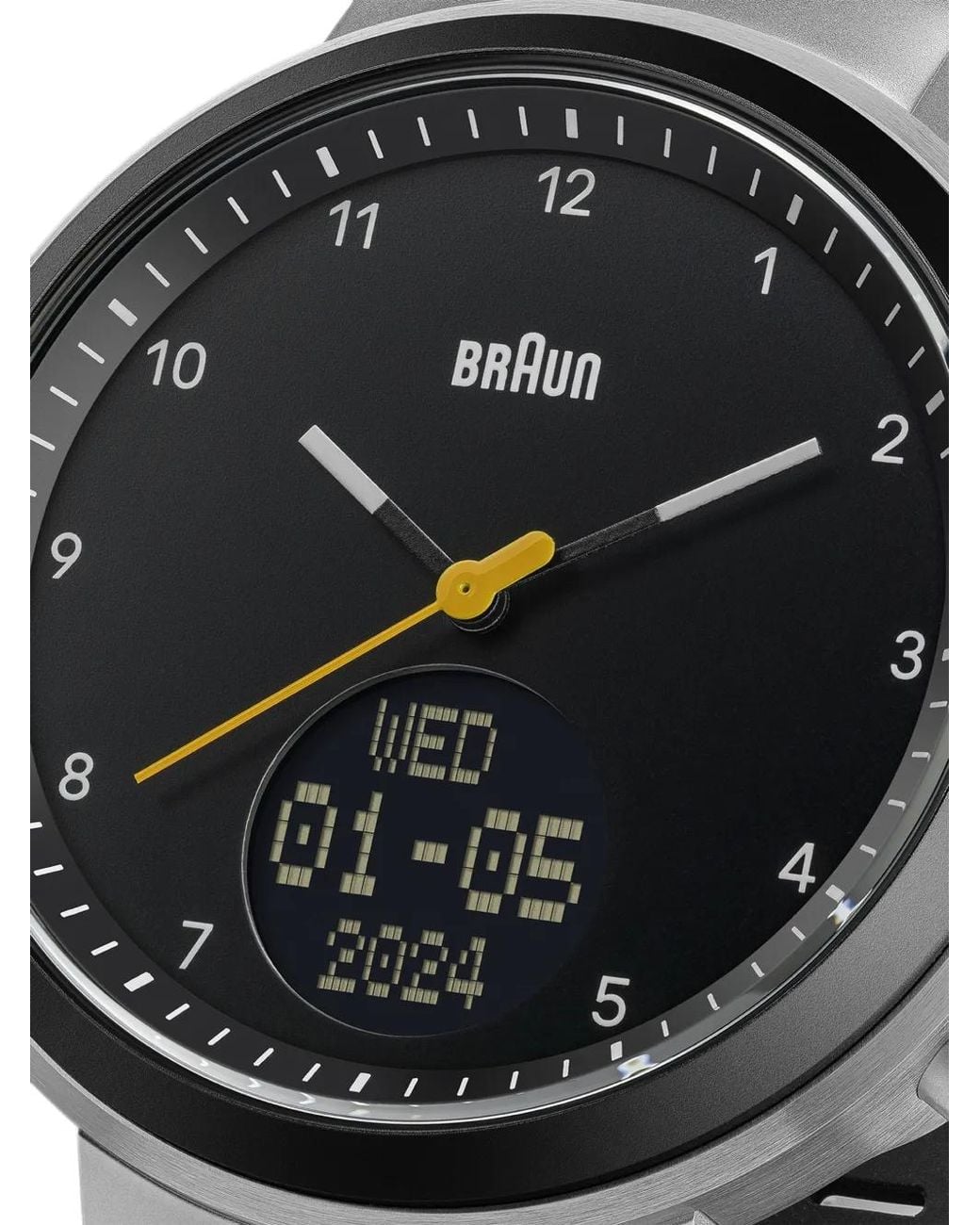 Braun Watches Black Step Counter 45Mm Watch for men