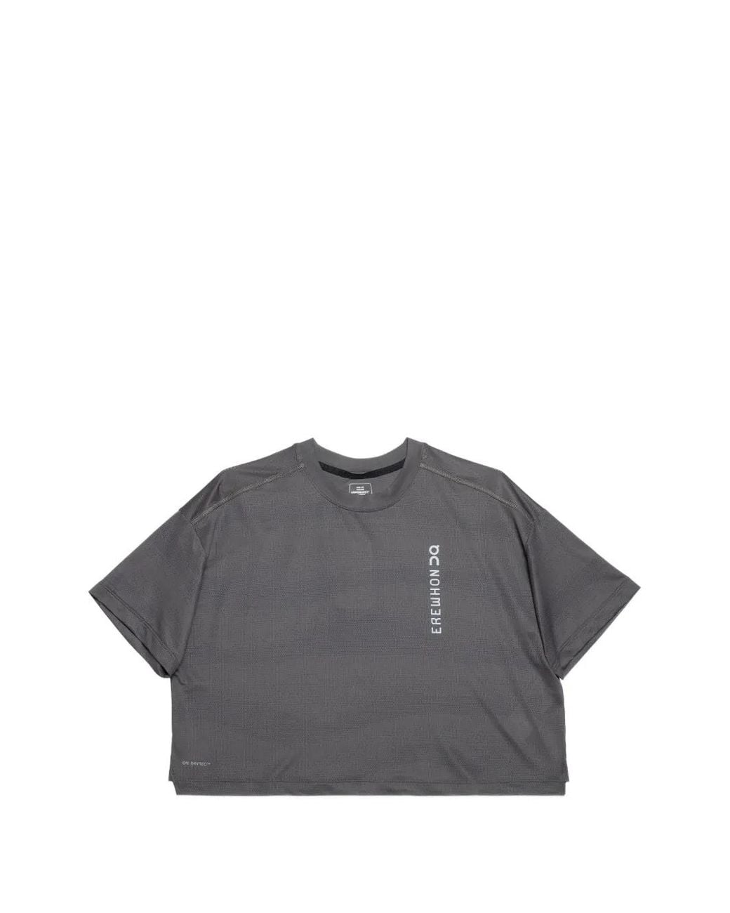 On Shoes Gray X Erewh Logo-Print Performance T-Shirt