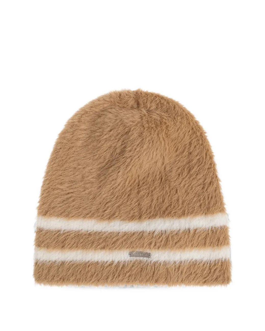 Gorro A Rayas Con Placa Del Logo DSquared² de hombre de color Natural
