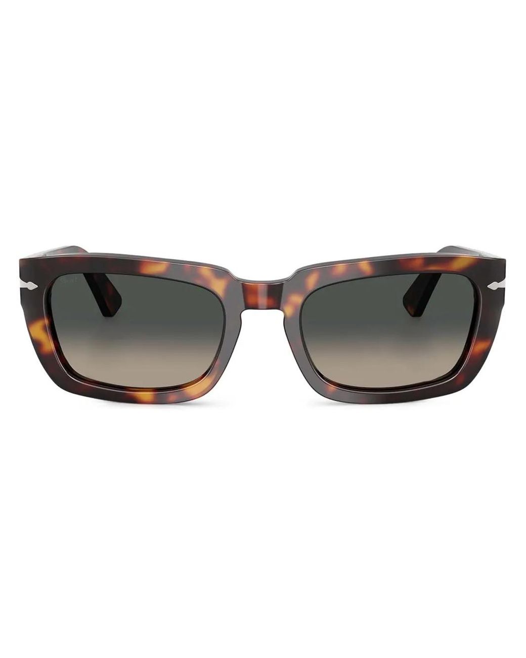 Persol Gray Tortoise-Shell Effect Sunglasses