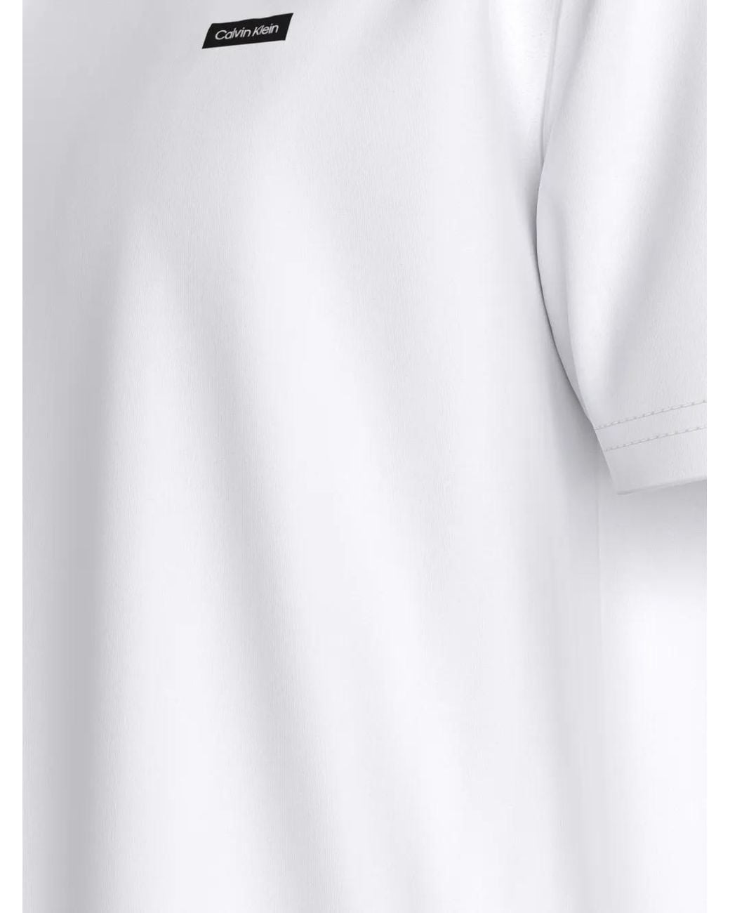 Calvin Klein White Logo-Patch T-Shirts (Set Of Three) for men