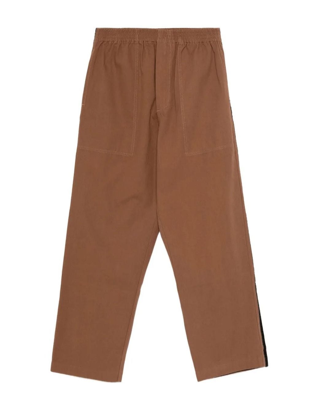 Bode Broek Met Afwerking in het Brown voor heren