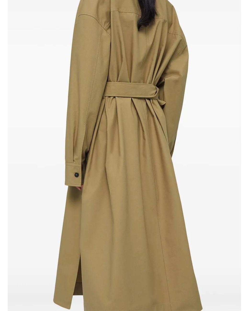 Jil Sander Natural Classic-Collar Cotton Dress