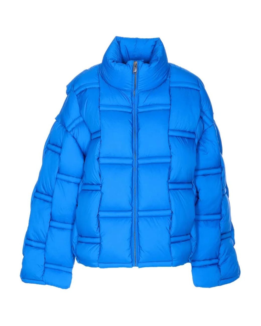 RAXXY Blue High-Neck Padded Jacket