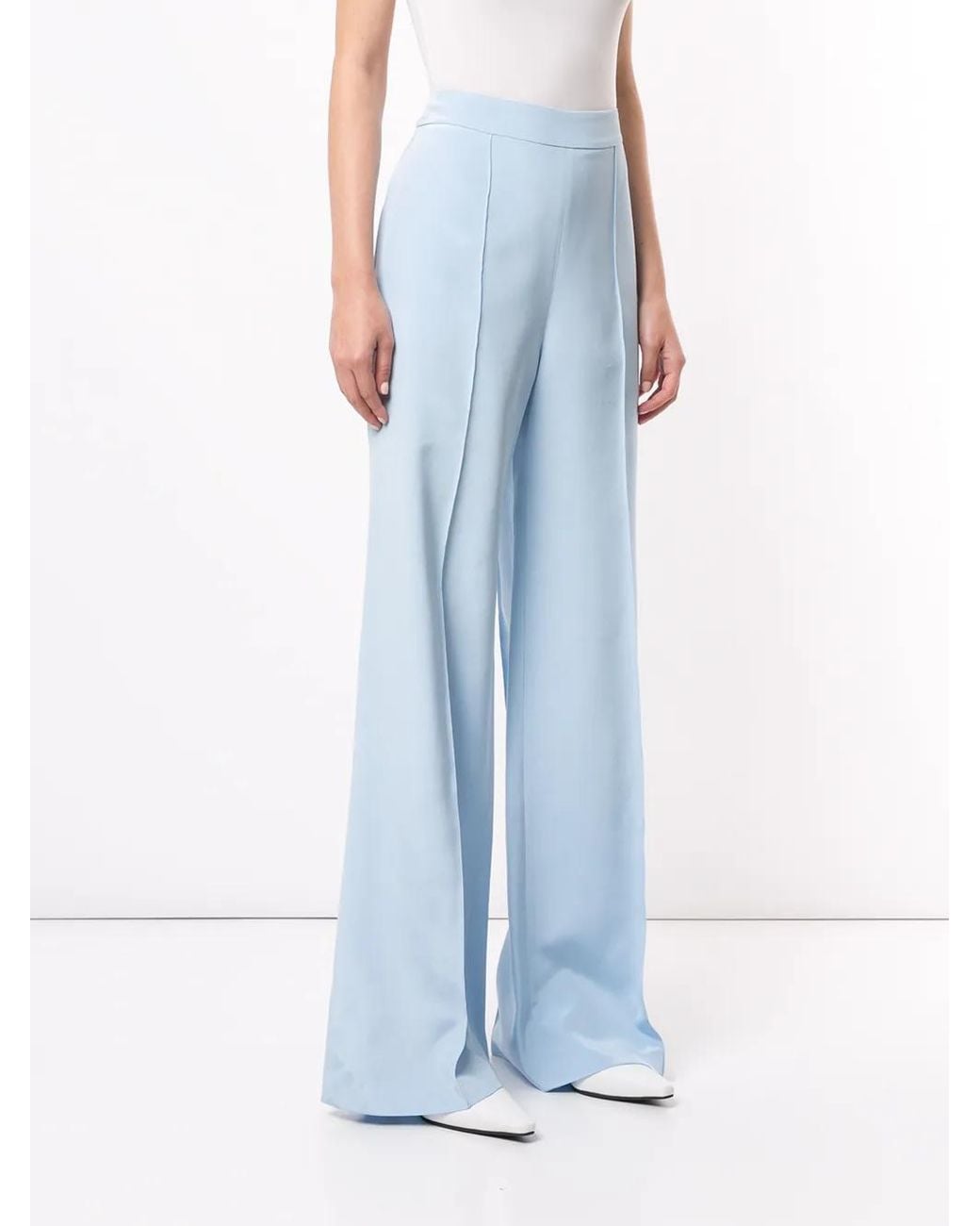 Macgraw Blue Peacock Flared Trousers