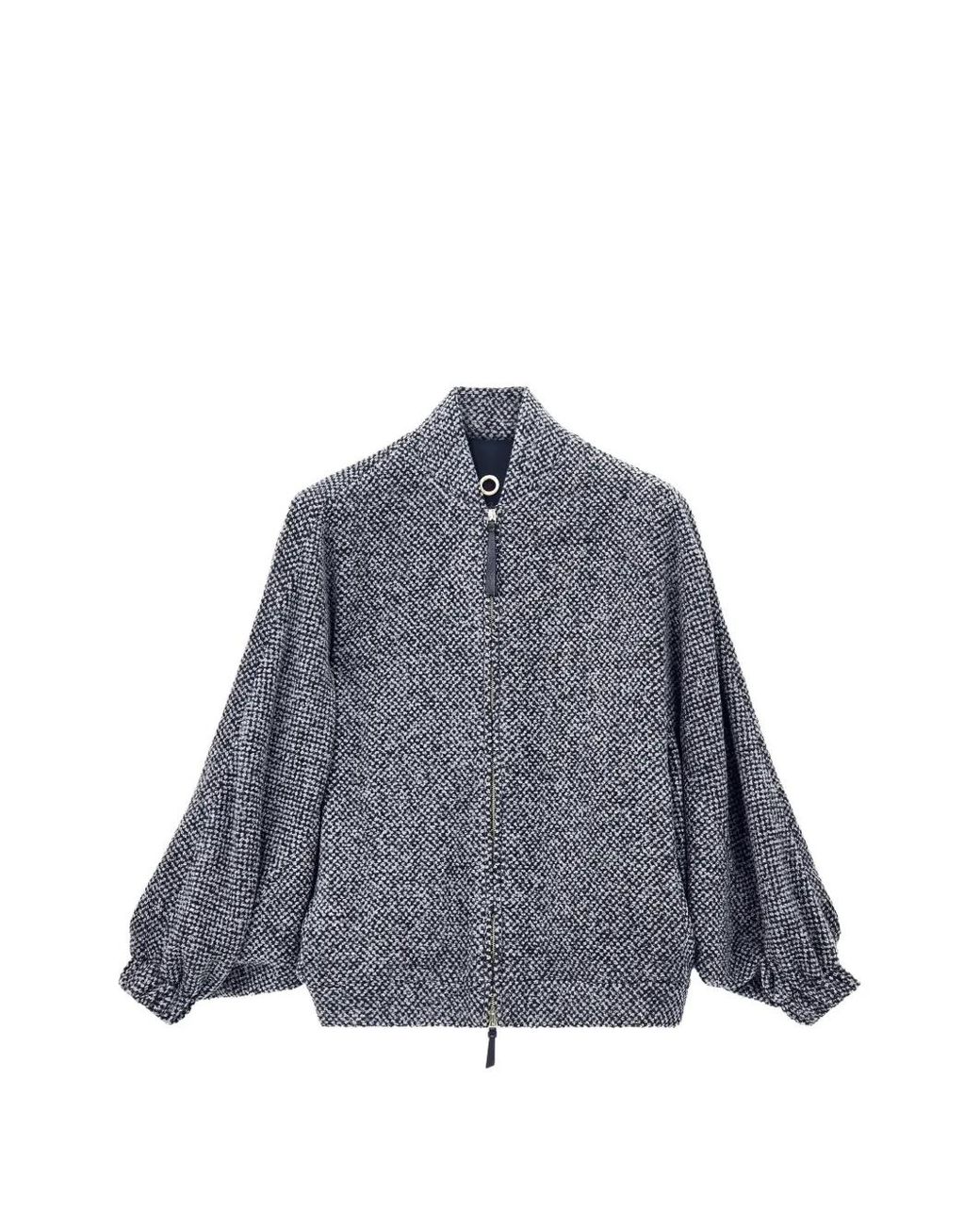 Giorgio Armani Gray Zip-Up Jacket