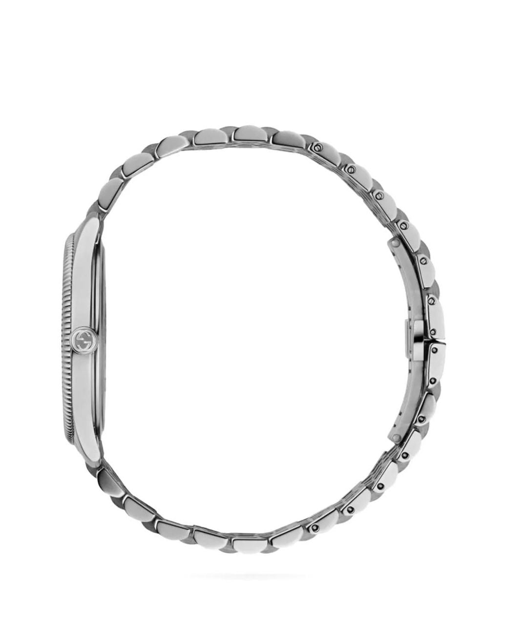 Gucci White G-Timeless Bee 38Mm Watch