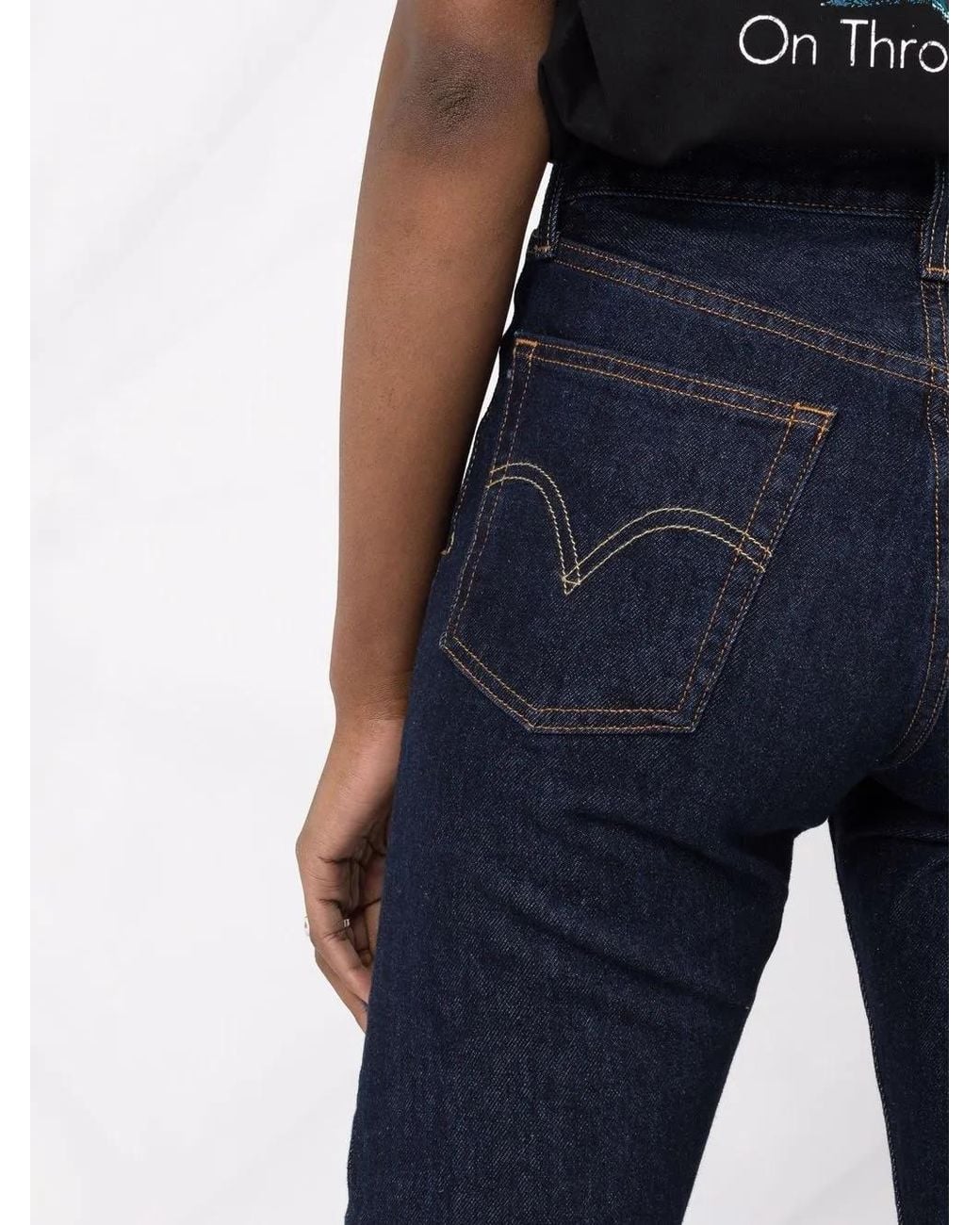 Jean 501 À Coupe Droite Levi's en coloris Blue