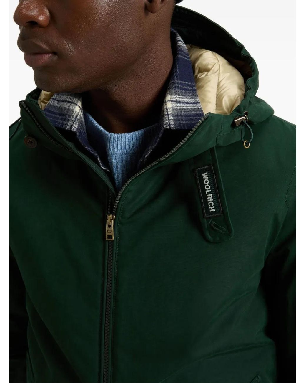 Woolrich Jack Met Capuchon in het Green voor heren