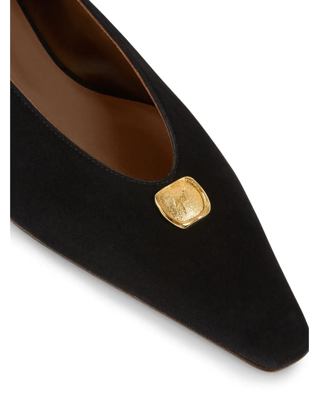 Giuseppe Zanotti Black Ballerines Seal