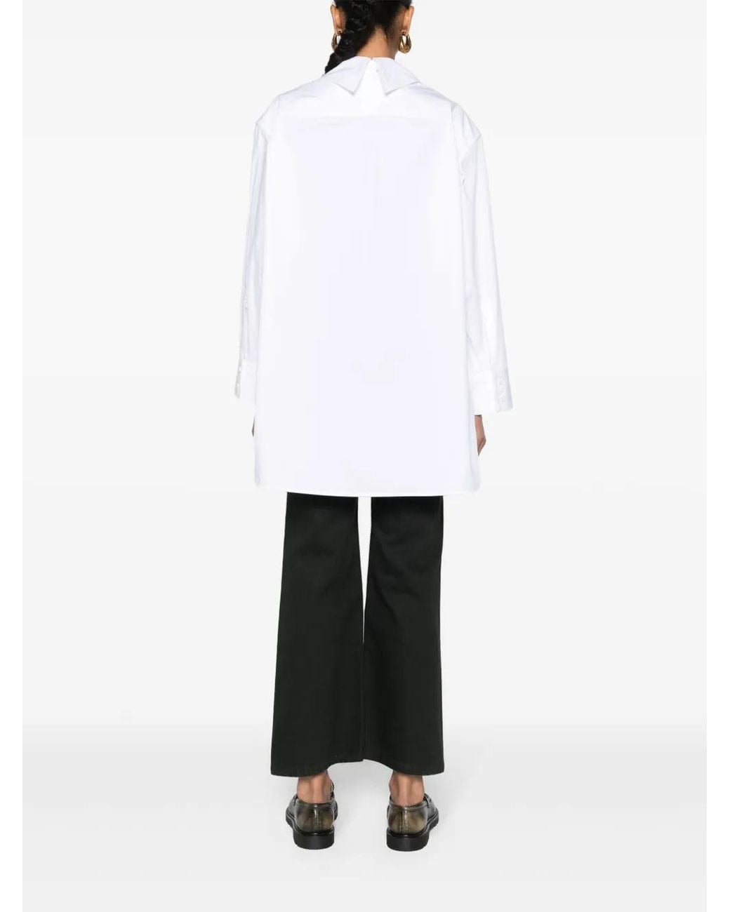 Jil Sander White Cotton Shirt