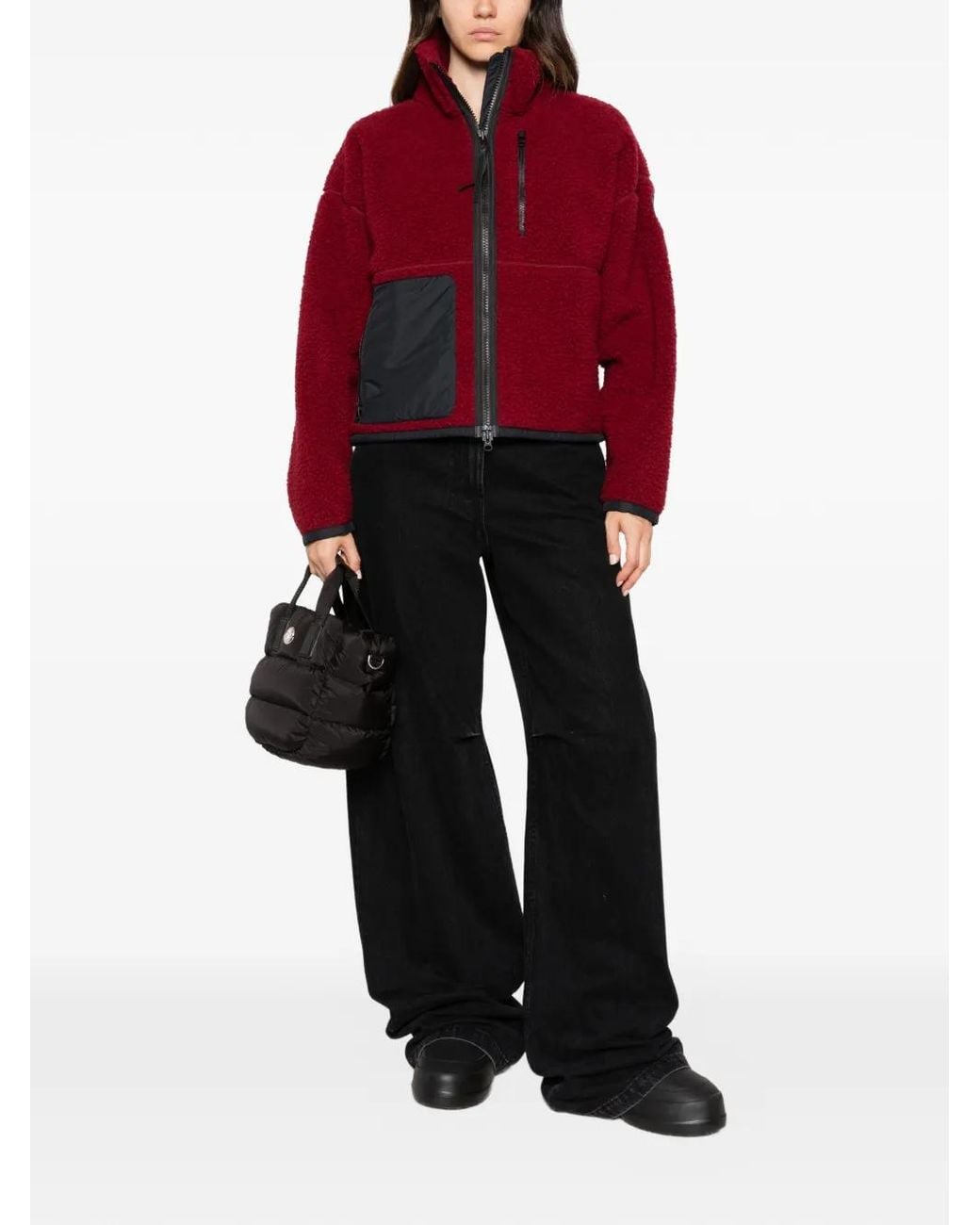 Canada Goose Red Veste Simcoe En Polaire