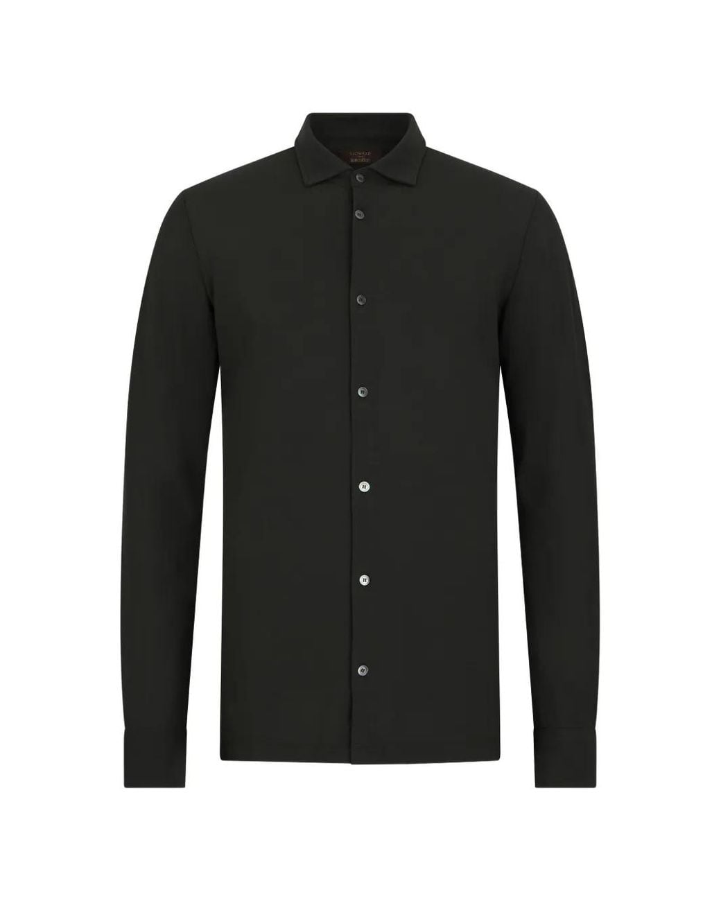 Slowear Black Long-Sleeve Shirt for men