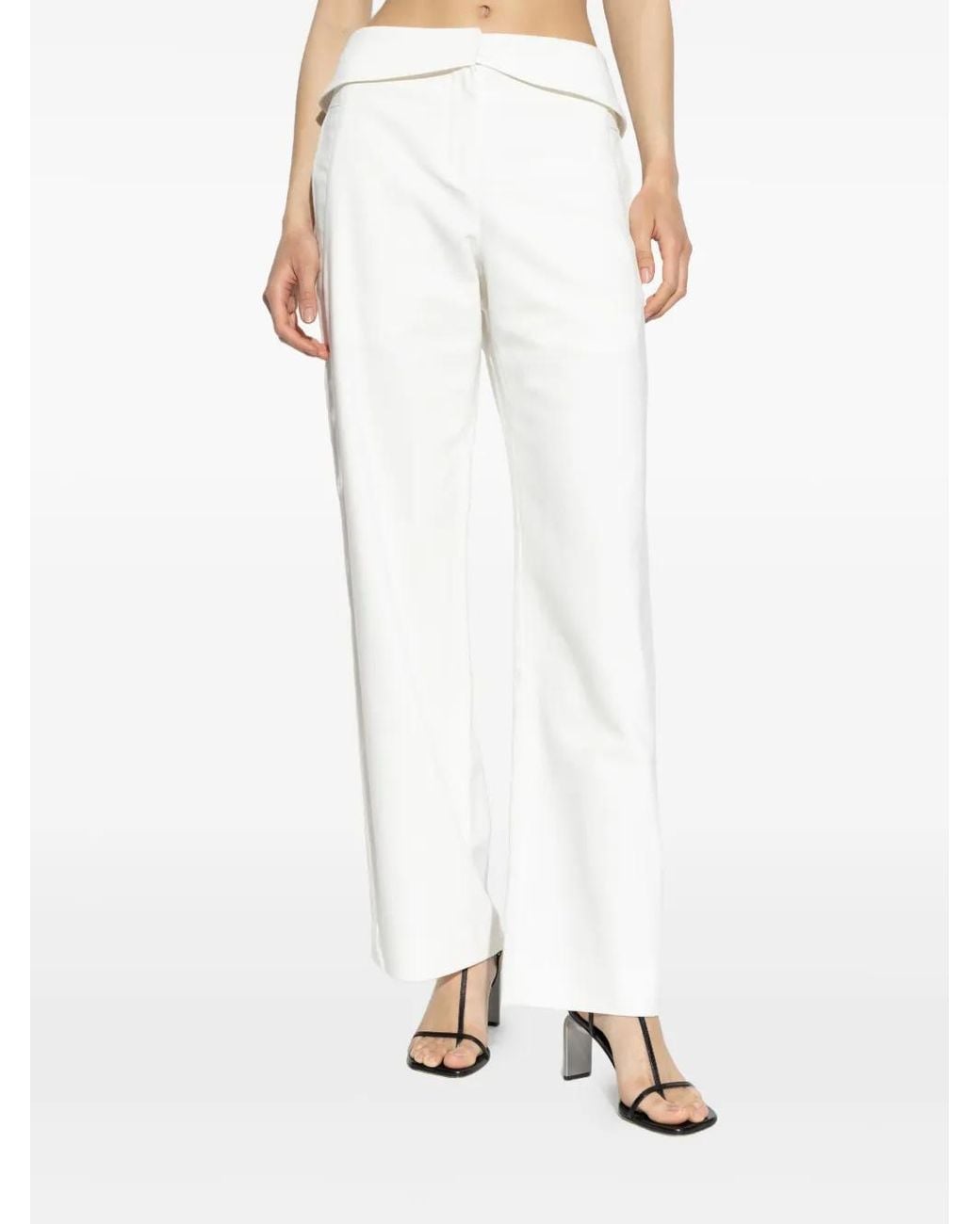 IRO White Zinia Trousers