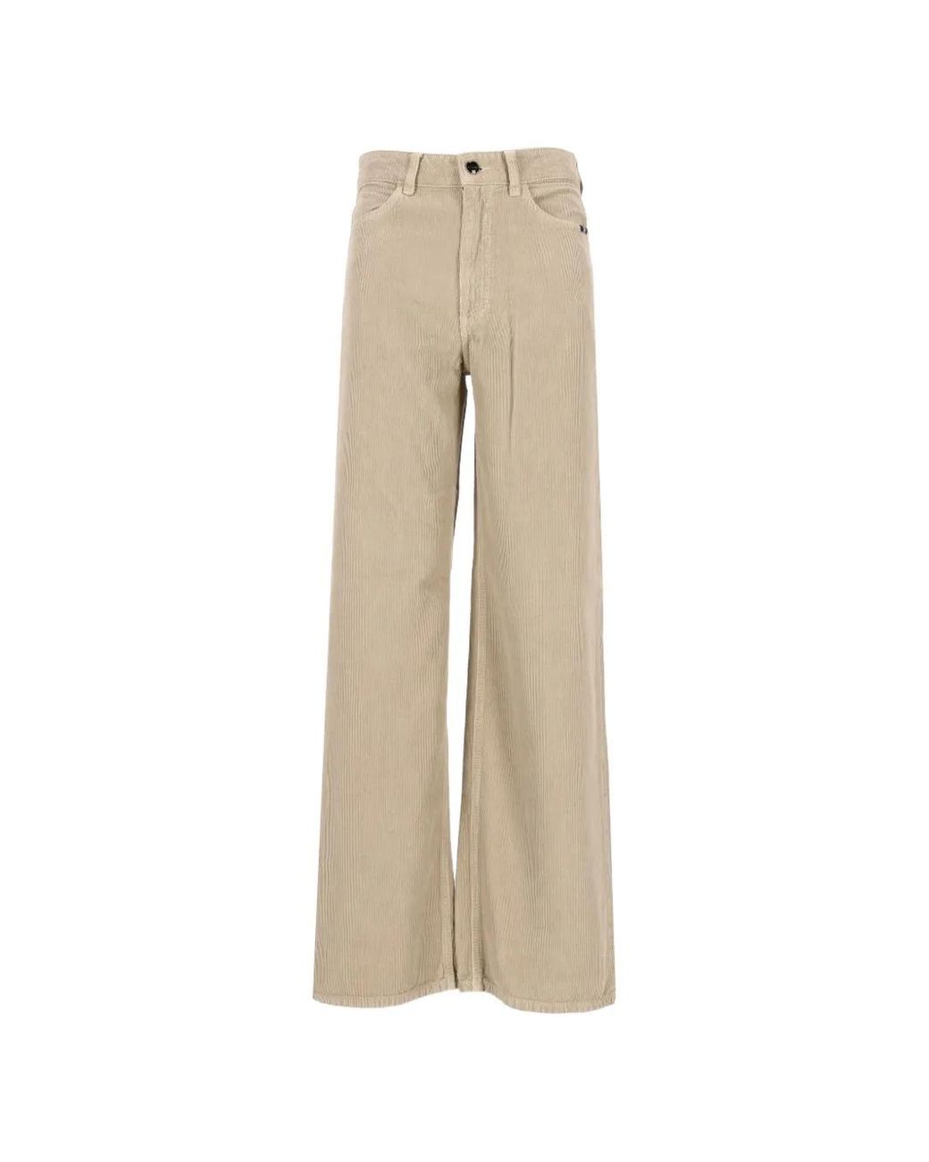 AMISH Natural Linda Corduroy Trousers