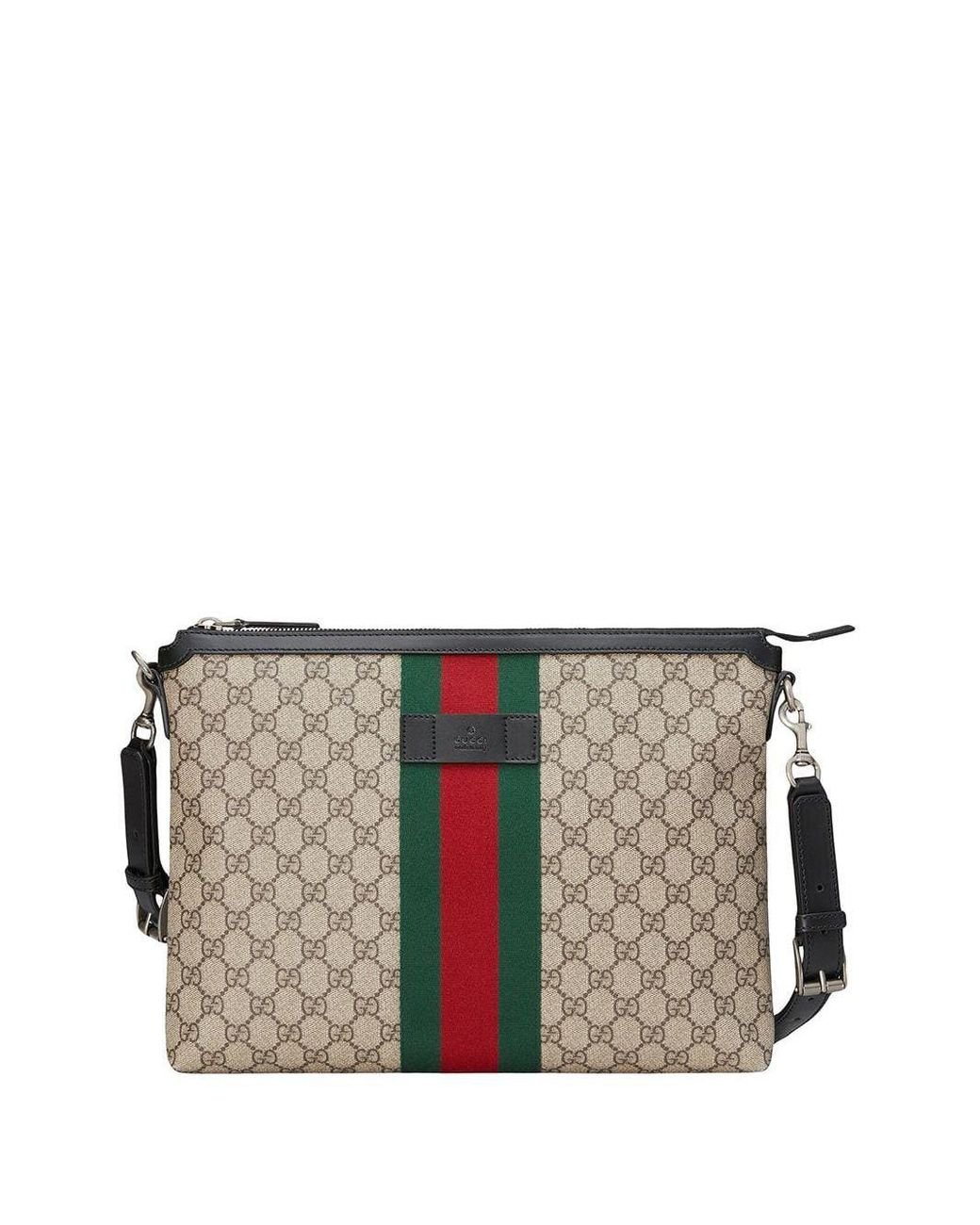 Gucci GG Supreme Medium Messenger Bag for Men