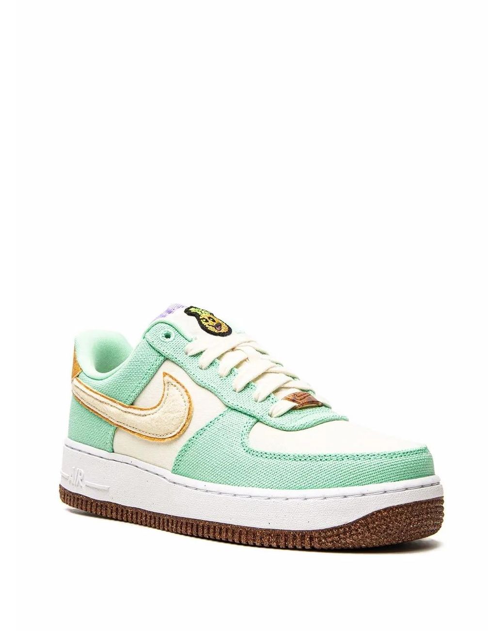 Nike Green Air Force 1 Low "Happy Pineapple" Sneakers
