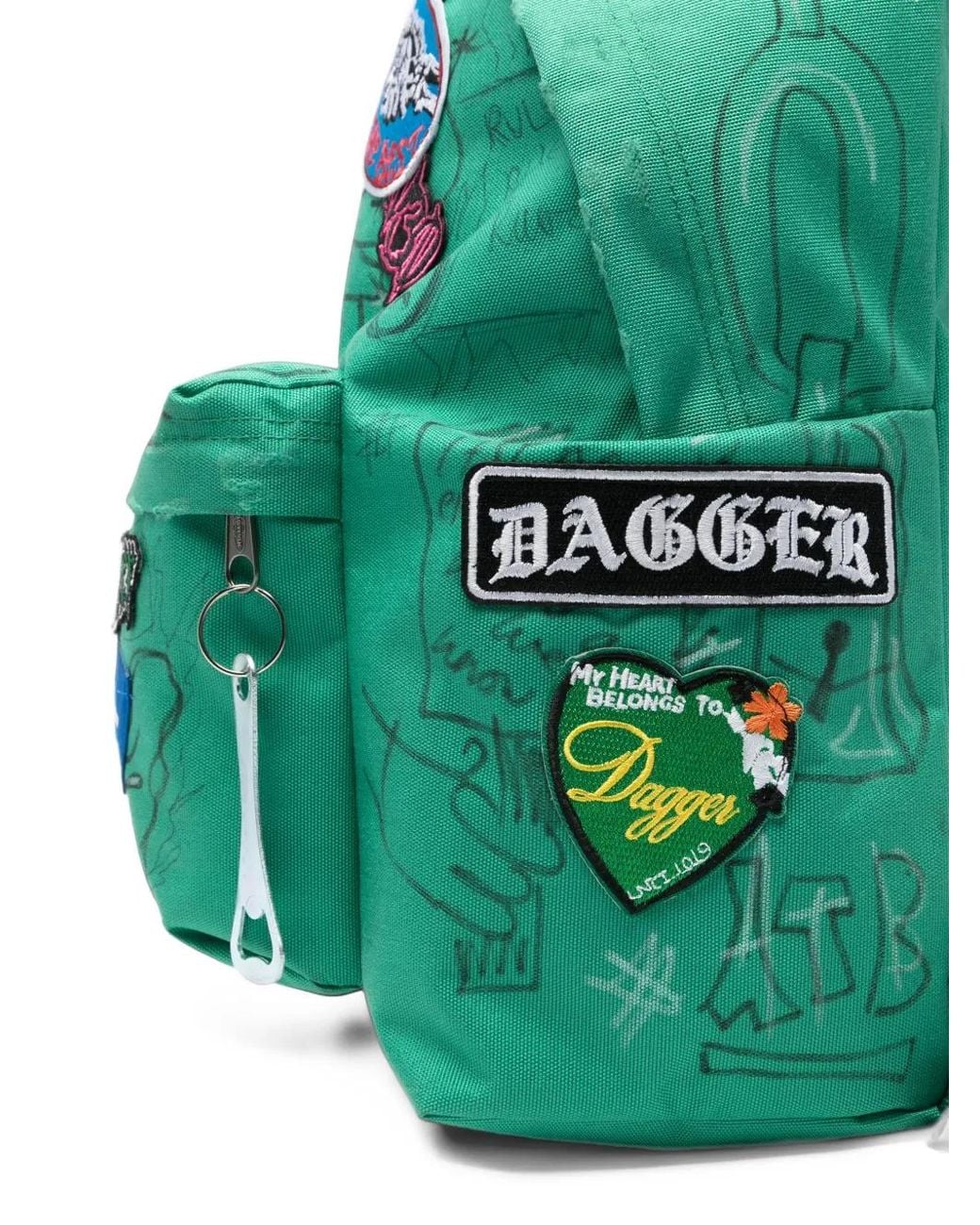DAGGER Rucksack Mit Graffiti-Print in Green für Herren