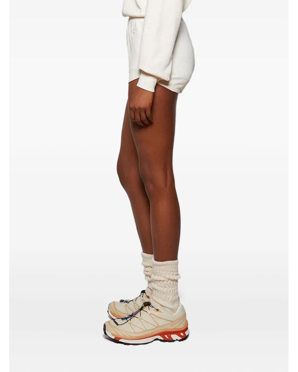 ÉTERNE Natural Cotton Track Shorts